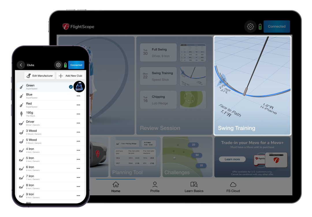 Mevo-Launch-Monitor-Swing-Training