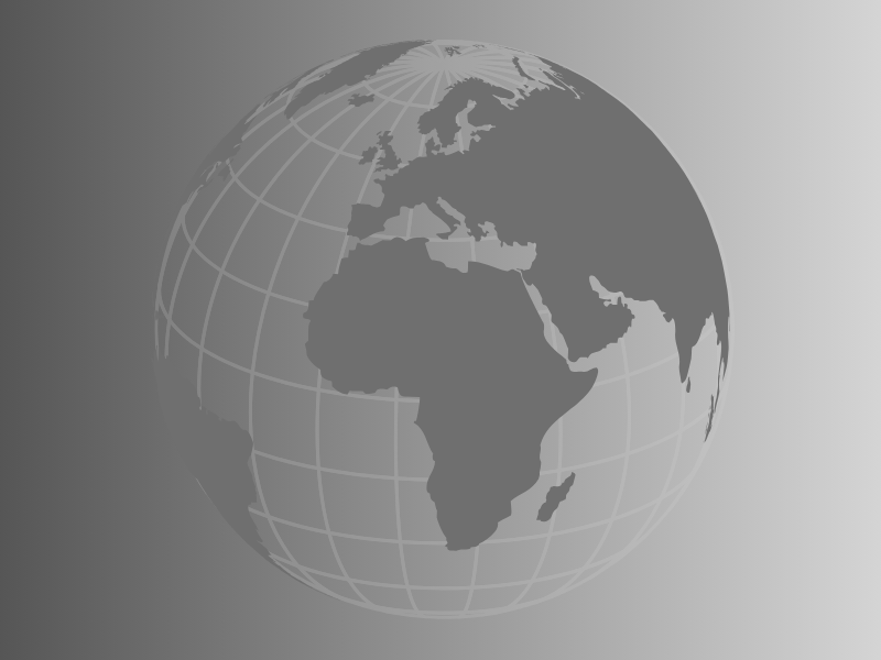 Africa globe